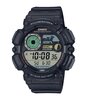 Horloge CASIO CASIO COLLECTION Heren WS-1500H-1AVEF Digitaal Behuizing Acryl Zwart Bracelette Hars Zwart Boucle déployante Etanchéiteiten 10BAR
